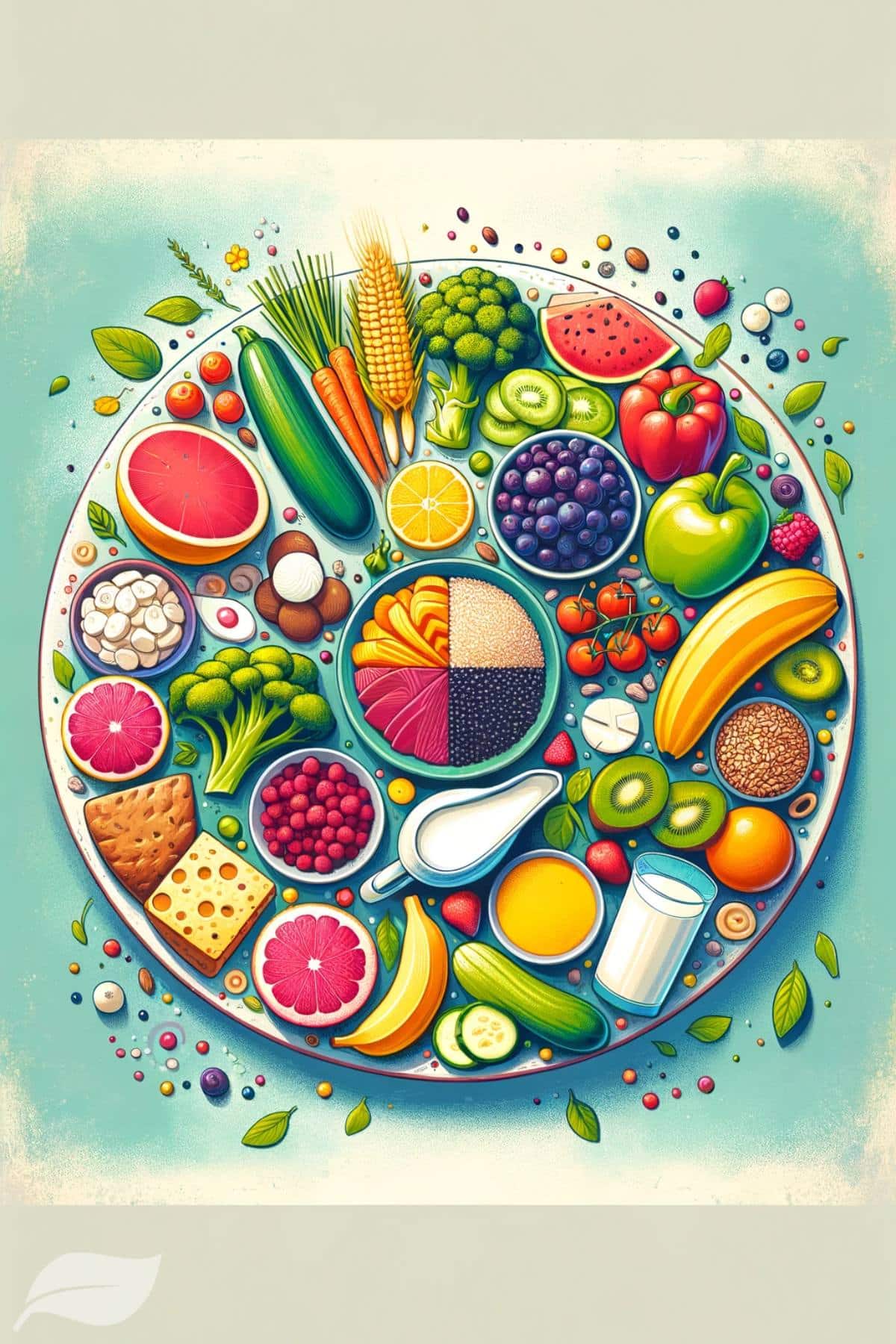 A visually appealing featured image illustrating the concept of a balanced diet