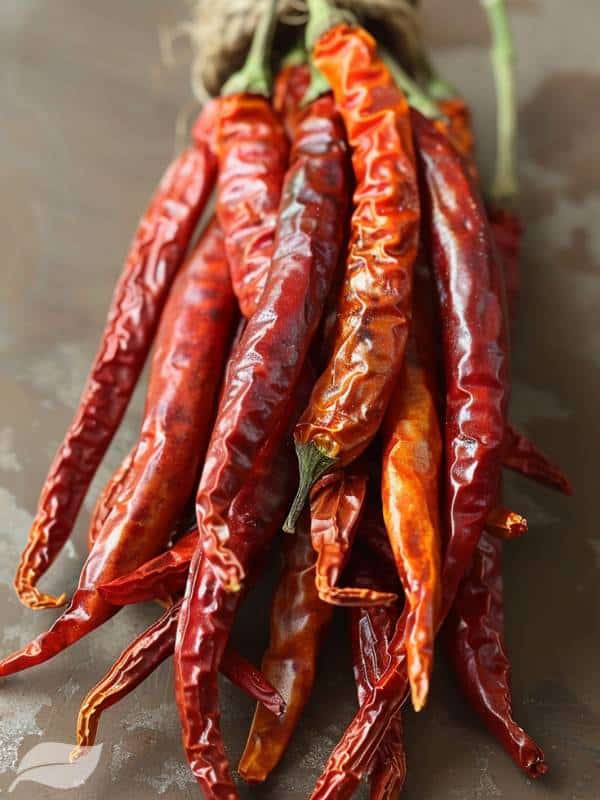 Big dried red chilies (without seeds)