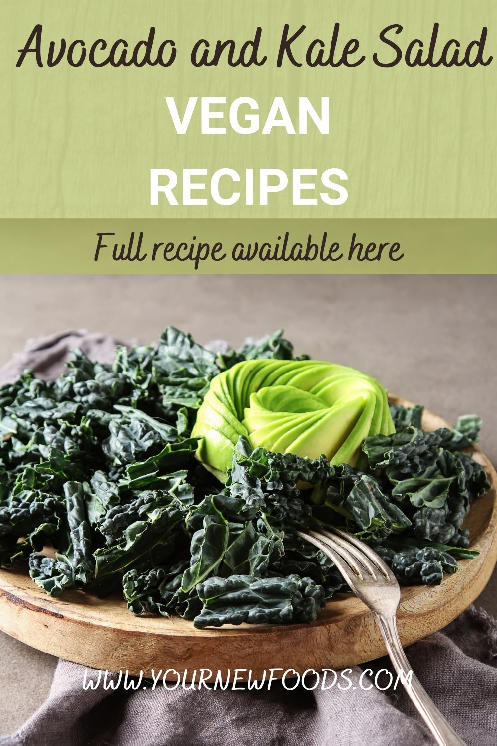 Kale and avocado salad recipe