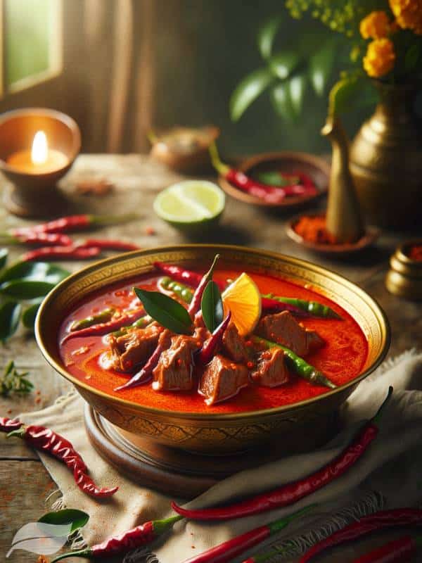 Red Thai Beef Curry with Coconut Milk