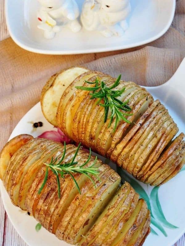 Gluten Free Hasselback Potatoes Recipe In Air Fryer