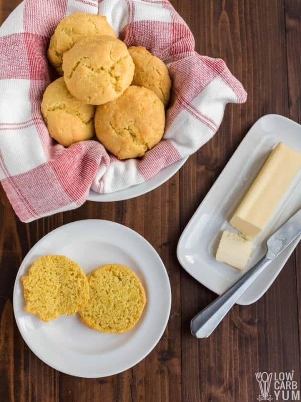 KETO ALMOND FLOUR BISCUITS - PALEO LOW CARB