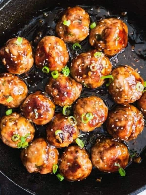 Sticky Asian Meatballs {Whole30}
