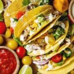 Mexican vegetarian tacos