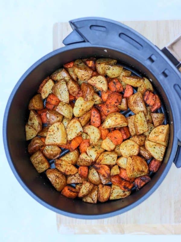 Air Fryer Carrots and Potatoes