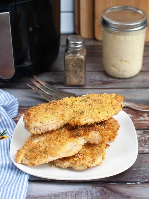 Air Fryer Parmesan Crusted Chicken Recipe