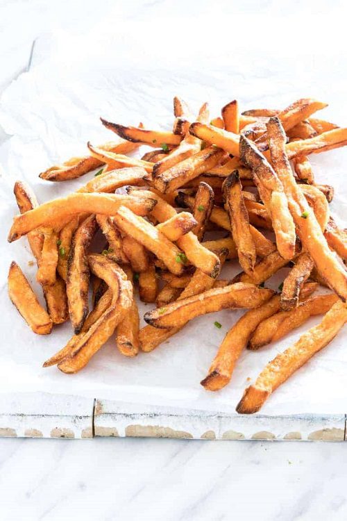 Air-fryer gluten-free dairy-free sweet potato fries
