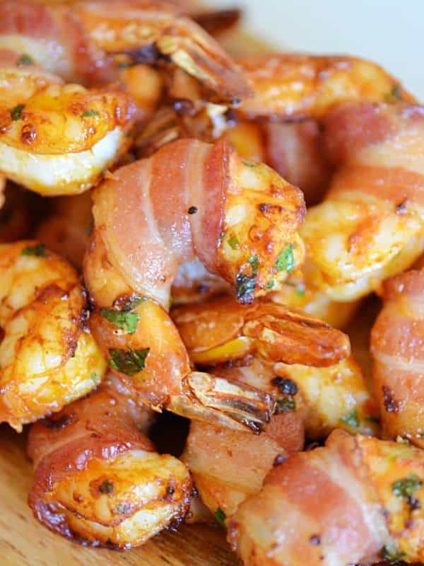Bacon Wrapped Shrimp in Air Fryer