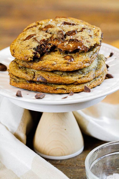 Brown Butter Nutella Chocolate Chip Cookies