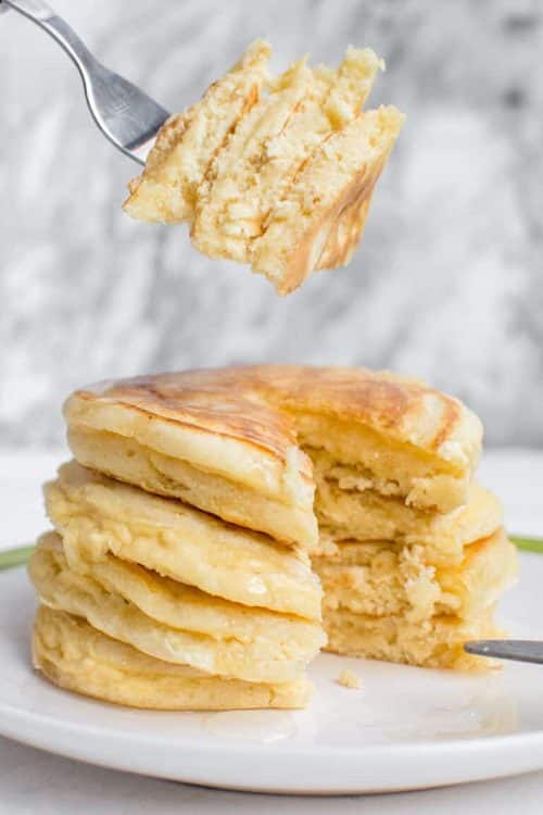 Low carb breakfast recipes Fluffy Keto Almond Flour Pancakes