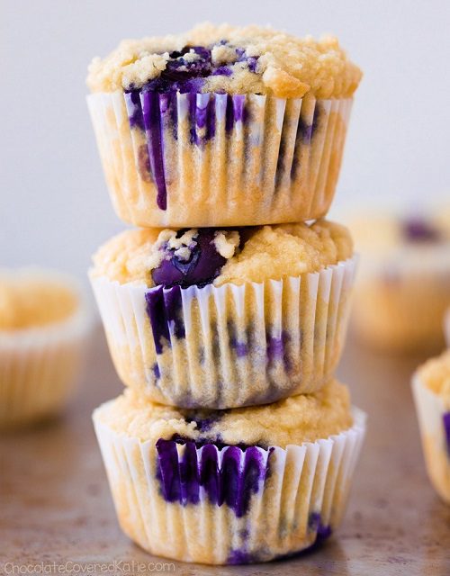 Keto breakfast muffin Blueberry Muffins