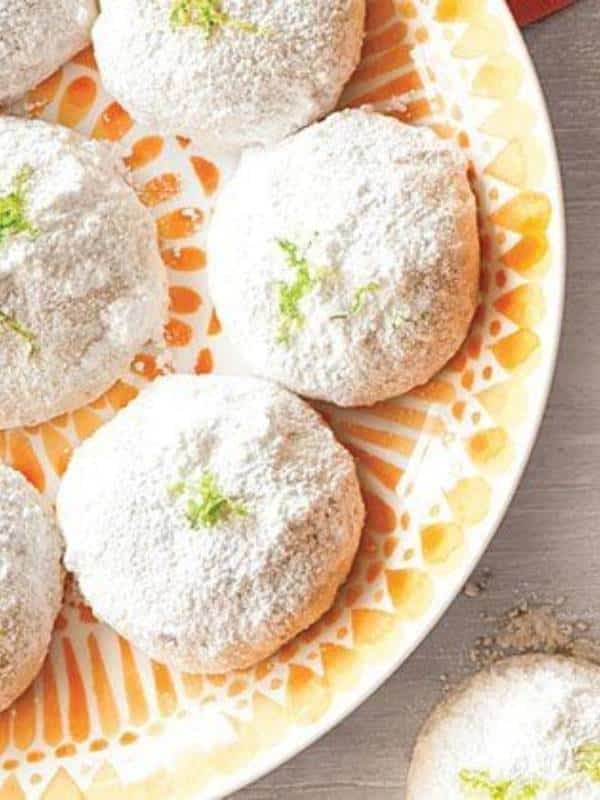 Lemon-Lime Mexican Wedding Cookies
