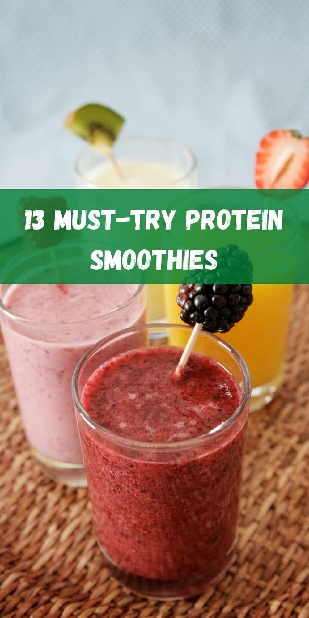 Recipes for protein smoothies