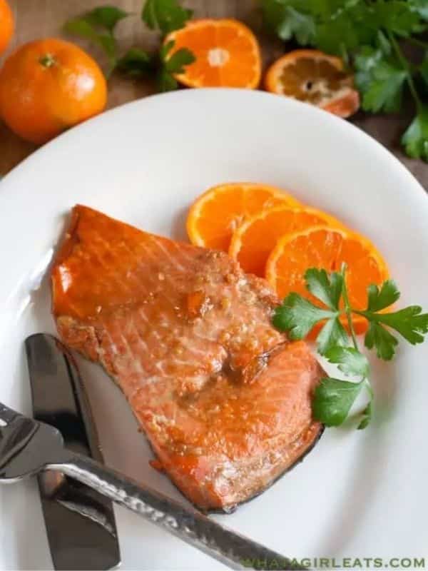 Baked Marmalade Salmon