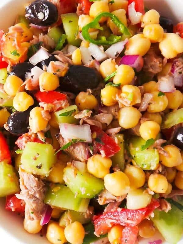 Chickpea Tuna Salad (High-protein + Meal Prep Option)