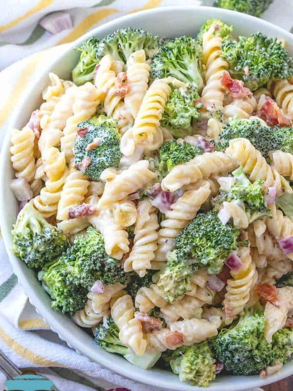 Creamy Bacon Broccoli Pasta Salad