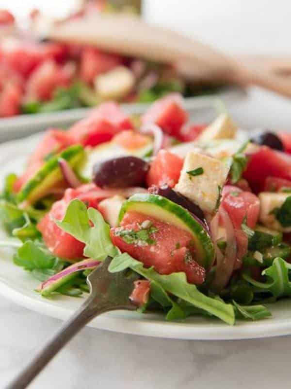 Greek Farmer’s Salad with Watermelon