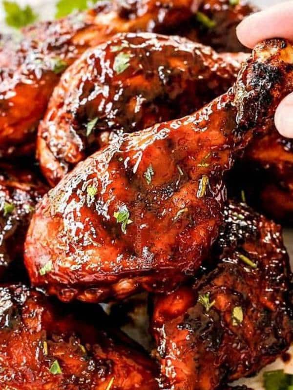 Grilled BBQ Chicken With Homemade Barbecue Sauce