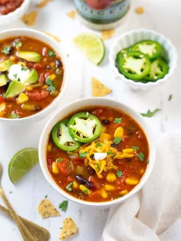 Instant Pot Vegetarian Taco Soup