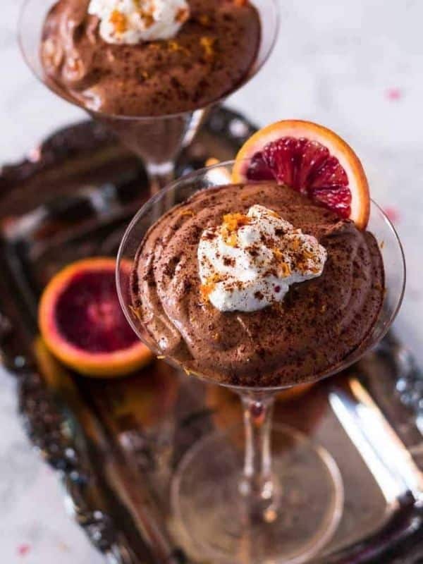 Mexican chocolate Mousse With Ancho and Orange
