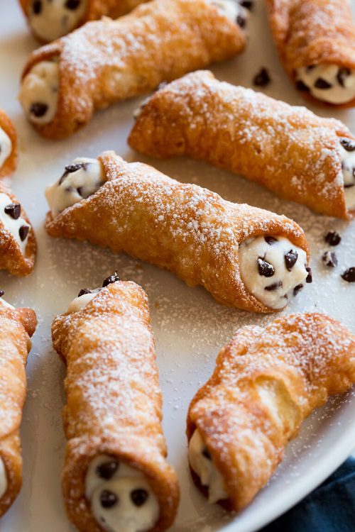 Cannoli (Shell and Filling Recipes For Italian Desserts