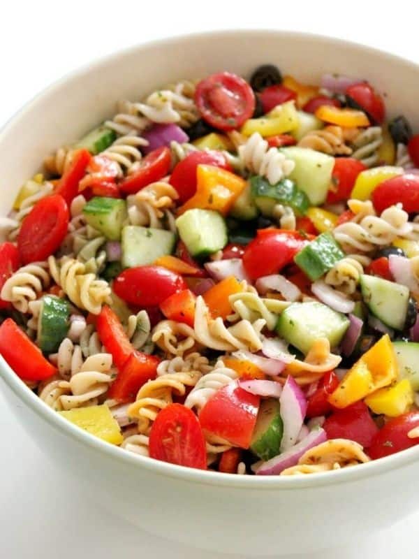 Cold Italian Pasta Salad (Gluten-Free, Vegan, Allergy-Free)