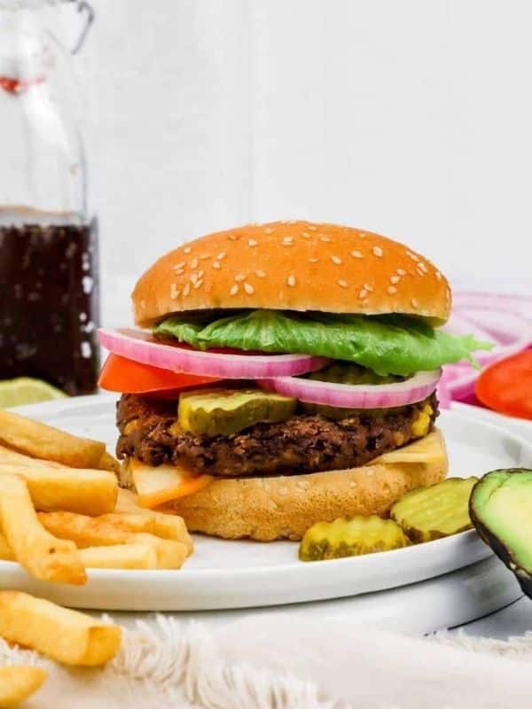 Easy Black Bean Burger - Vegan + Allergy Free