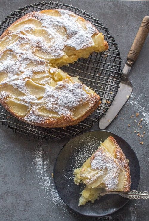 Easy Italian Pear Cake, Recipes For Italian Desserts