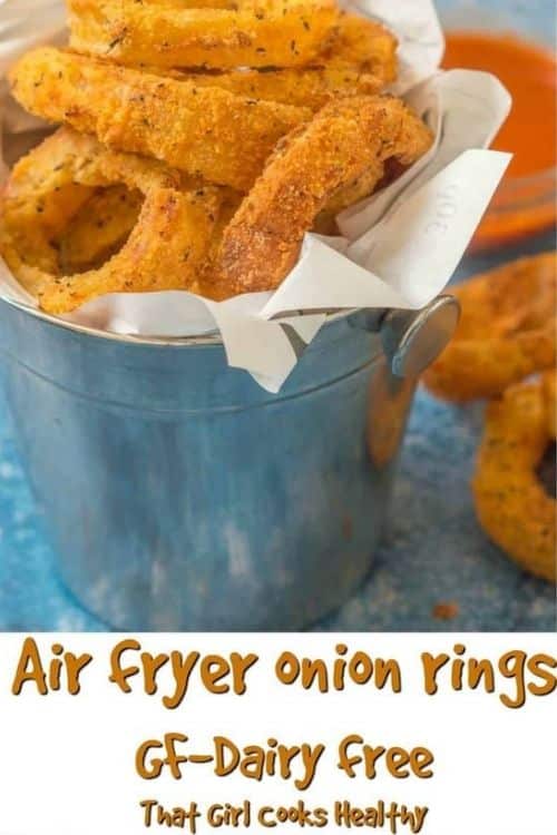 Air-fryer gluten-free dairy-free onion rings
