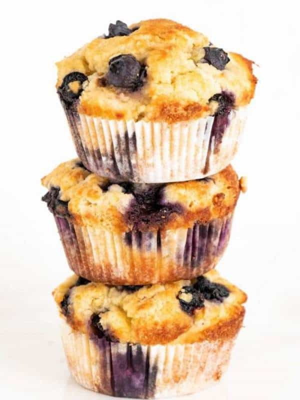 Healthy Keto Blueberry Muffins