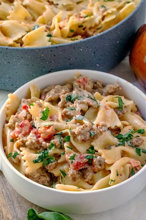 Recipes For Italian Sausages Bow Tie Pasta
