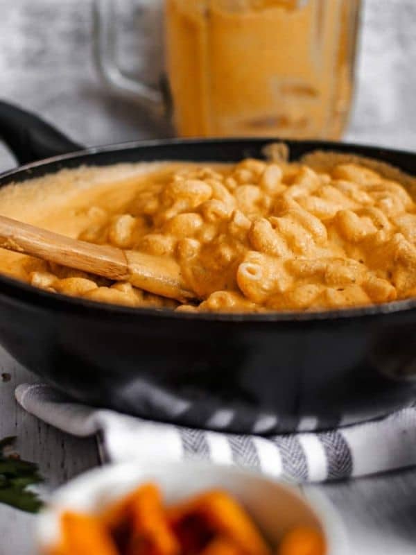 Vegan Macaroni and Cheese Recipe with Cashew Cheese Sauce