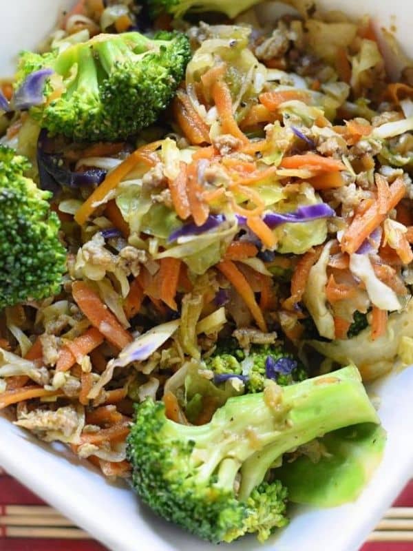 Vegan Recipes Asian Vegetable Stir Fry Slaw