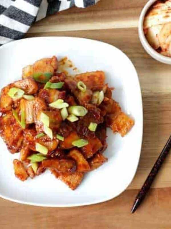 Spicy Korean Pork Belly
