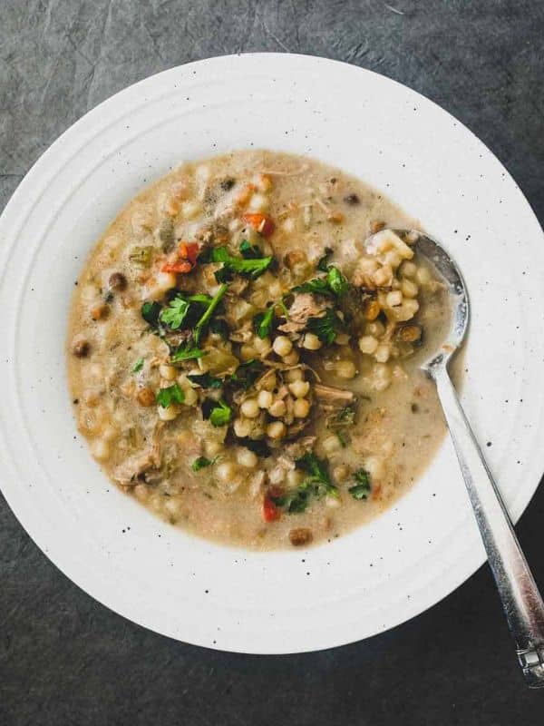 Fall Soup Recipes Chicken Soup with Fregola