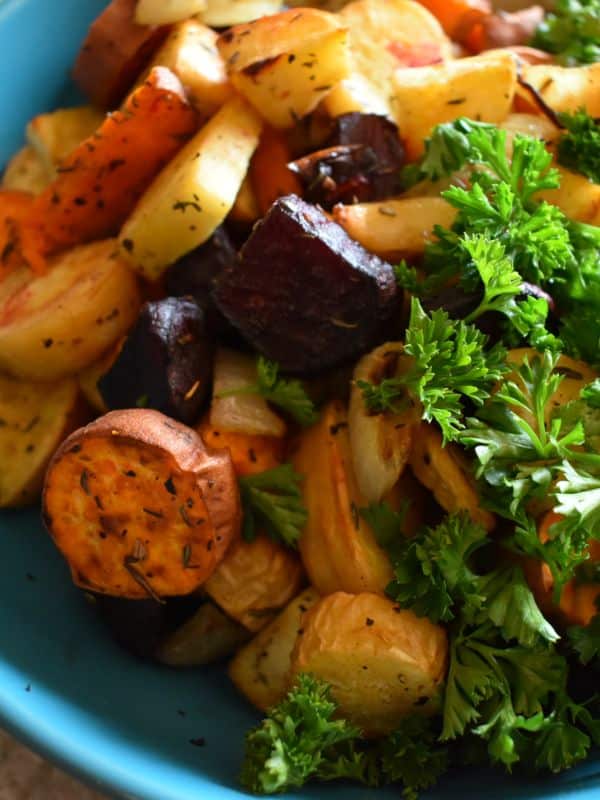 Roasted Root Vegetables (Vegan, Gluten Free and Soy Free)