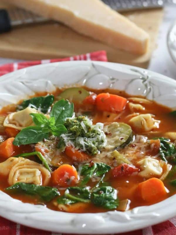 Fall Soup Recipes Spinach Tortellini Soup