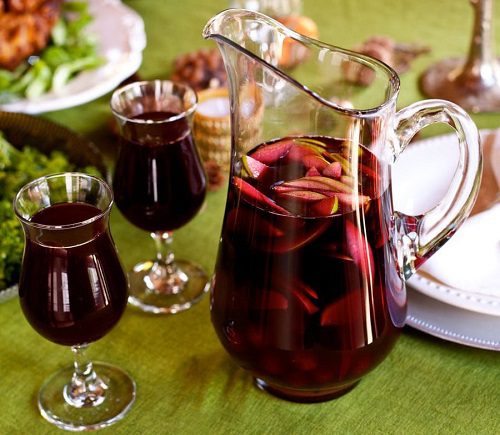 Thanksgiving Cider Sangria - Seasonal Holiday Recipe