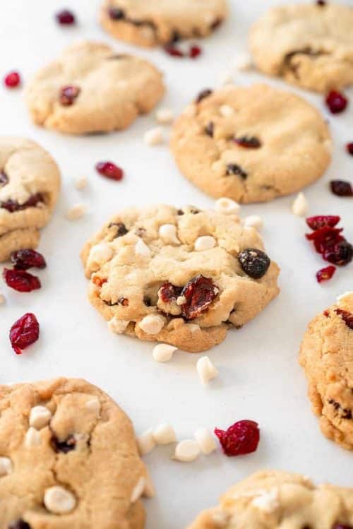 Cookie Recipes For Thanksgiving 20-Minute Vegan White Chocolate Cranberry Cookies
