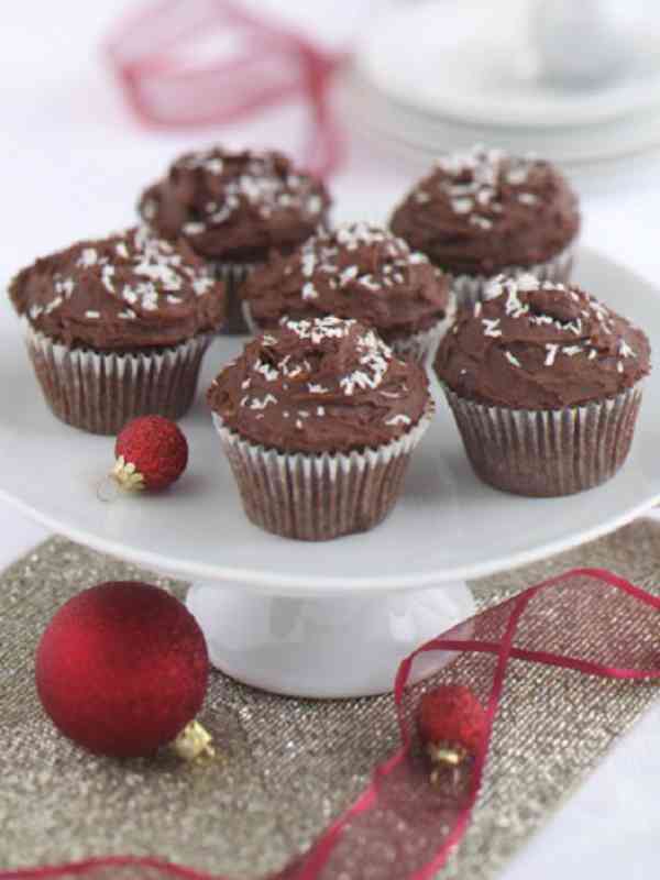 Christmas Chocolate Cupcakes