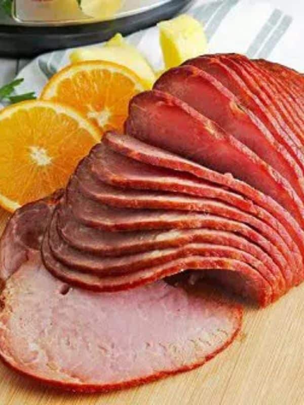 Keto Thanksgiving Dinner Easy Instant Pot Ham Recipe with Sugar-Free Glaze (Keto and Low Carb)