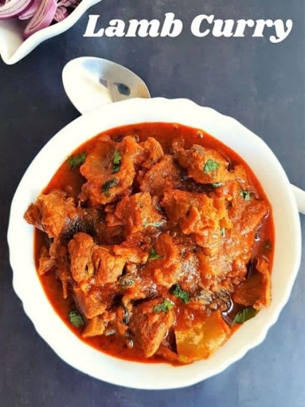 Easy Lamb Curry | Mutton Curry - Instant Pot And Pressure Cooker Method