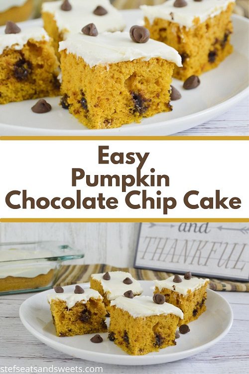 Easy Pumpkin Chocolate Chip Cake