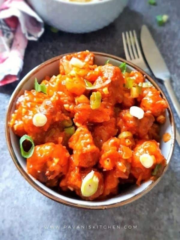 Indian appetizer recipes Honey Chilli Cauliflower - Chilli Gobi Recipe