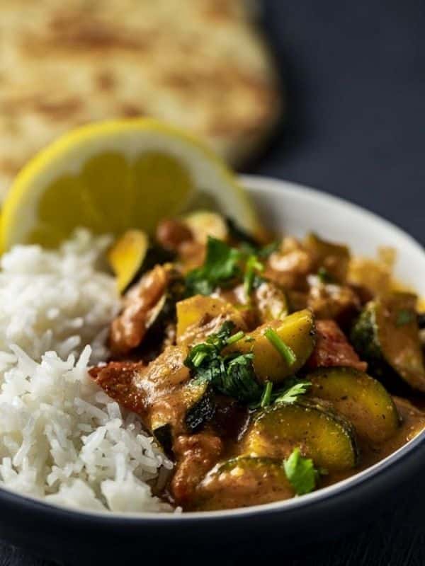 Vegetarian Curry Recipes Spicy Zucchini Curry (Vegetarian Curry) 20
