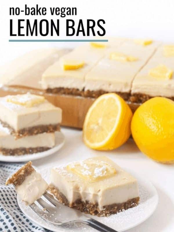 Vegan Lemon Bars (Gluten Free)