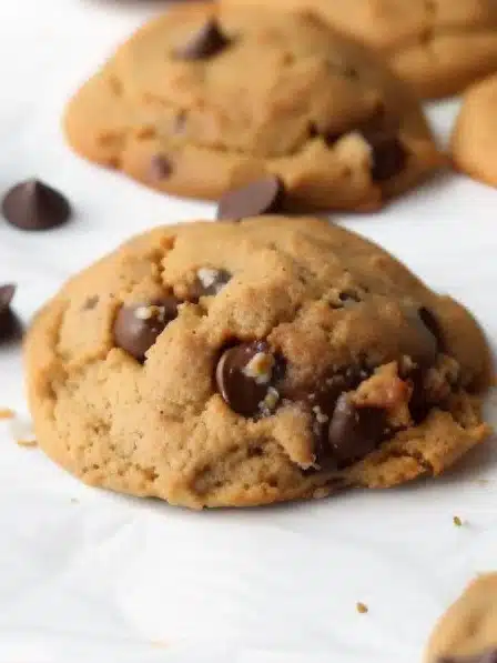 KETOGENIC PEANUT BUTTER CHOCOLATE CHIP COOKIES
