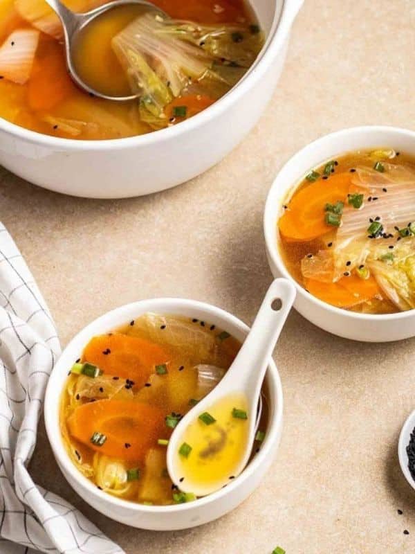 Chinese Napa Cabbage Soup