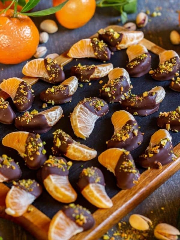 Chocolate Dipped Mandarin Slices