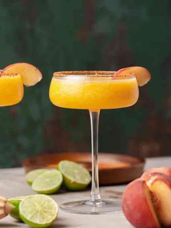 Cooling Frozen Peach Margarita